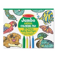 Melissa & Doug Jumbo Colouring Pad Animals MND4200