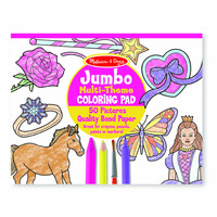 Melissa & Doug Jumbo Colouring Pad Pink MND4225