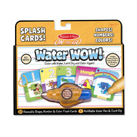 Melissa & Doug On the Go Water WOW! Shapes, Numbers, Colours Water-Reveal Pad MND5237 **