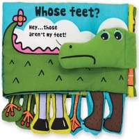 Melissa & Doug K's Kids Whose Feet? Baby Cloth Book MND9203