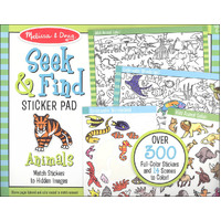 Melissa & Doug Seek & Find Sticker Pad Animals MND30152