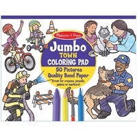Melissa & Doug Jumbo Colouring Pad Town MND30250