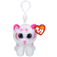 TY Beanie Boos Clip Tabor Pink/White Tiger TY35241
