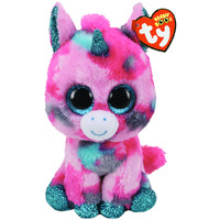 TY Beanie Boos Regular Gumball Pink/Aqua Unicorn TY36313
