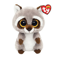 TY Beanie Boo Regular Oakie Grey Raccoon TY36375 **