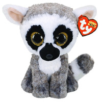 TY Beanie Boo Medium Linus Lemur TY36472
