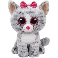 TY Beanie Boos Regular Kiki the Grey Cat TY37190