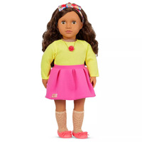 Our Generation Patricia 46cm Doll with Pink Skirt & Flower Necklace OG31401