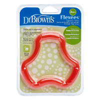 Dr Brown's Flexees "A" Shaped Teether - Red 101