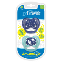 Dr Brown's PreVent Contoured Pacifier Stage 1 BLUE PA12002