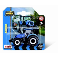 Maisto Mini Work Machines Tractor Diecast Metal Assorted Colours (One Supplied) 15530