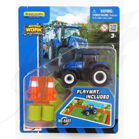Maisto Mini Work Machines Farm Tractor Play Set Diecast Metal Assorted Colours 15592 **