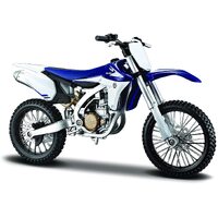 Maisto Assembly Line Yamaha YZ450F Dirt Bike Diecast Model Kit 1:12 Scale 39195