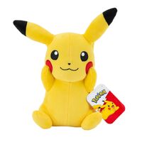 Pokemon 8" Plush - Pikachu Holding Cheeks 97171