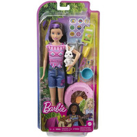 Barbie Camping Doll with Pet Rabbit HDF69