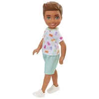 Barbie Chelsea Boy Doll In Colorful T-Shirt DWJ33