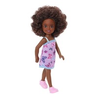 Barbie Chelsea Doll (Brunette) In Butterfly Dress DWJ33
