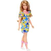 Barbie Fashionistas Doll #208, Barbie Doll With Down Syndrome Wearing Floral Dress HJT05