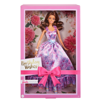 Barbie Signature Birthday Wishes Collectible Doll in Lilac Dress With Giftable Packaging HRM54