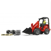 Bruder Schaffer Compact Loader 2034 with Figure & Accessories 1:16 scale 02191