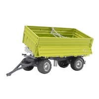 Bruder Fliegl Three Way Tipping Trailer with removable top 02203