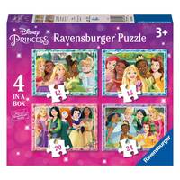 Ravensburger Disney Princess Be Who You Want To Be 4 in 1 Puzzles RB03156