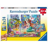 Ravensburger Mermaid Tea Party 2x24pc Puzzle RB05147