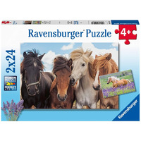 Ravensburger Horse Friends Puzzle 2x24pc RB054148 **