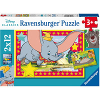Ravensburger Disney Dumbo & Jungle Book Adventure is Calling 2x12pc Puzzle RB05575
