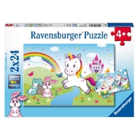 Ravensburger Fairytale Unicorn 2x24pc Puzzle RB07828