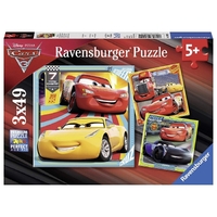 Ravensburger Disney Cars 3 Collection 3x49pc Puzzles RB08015