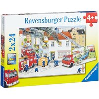 Ravensburger Busy Fire Brigade 2x24pc Puzzle RB08851