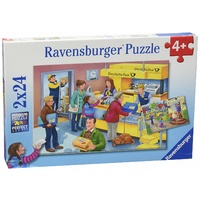 Ravensburger The Busy Post Office 2x24pc Puzzle RB09023 **