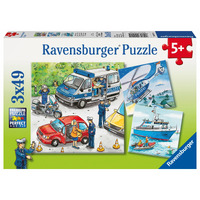 Ravensburger Police in Action 3x49pc Puzzle RB09221