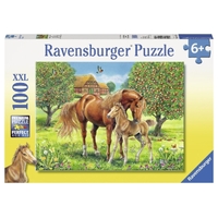 Ravensburger Horses In The Field 100pc XXL Puzzle RB10577