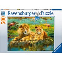 Ravensburger Lions in the Savannah 500pc Puzzle RB16584