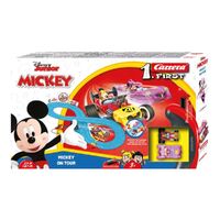 Carrera FIRST Battery Disney Junior Mickey on Tour Slot Car Set 63046