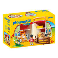 Playmobil 1.2.3 My Take Along Pony Farm 70180