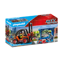 Playmobil City Action Forklift with Freight 70772