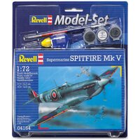Revell Supermarine Spitfire Mk-V 1:72 Scale Model Set 64164