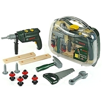 Bosch Big Work Case with Hammer Drill Toy Pretend Play ATK8416
