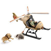 Schleich Wild Life Animal Rescue Helicopter Toy Figure SC42476 **