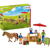 Schleich Farm World Sunny Day Mobile Farm Stand Toy Figure SC42528
