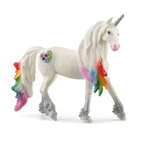 Schleich Bayala Rainbow Love Unicorn Stallion Toy Figure SC70725