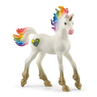 Schleich Bayala Rainbow Love Unicorn Foal Toy Figure SC70727