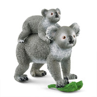 Schleich Wild Life Koala Mother and Baby Toy Figure SC42566
