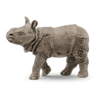 Schleich Indian Rhinoceros Baby Toy Figure SC14860