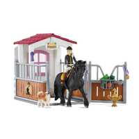Schleich Horse Stall with Tori and Princess Toy Figure SC42437