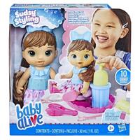 Baby Alive Sudsy Styling Brown Hair Doll F5113