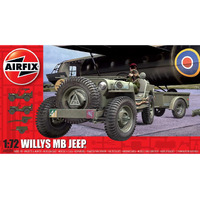 Airfix Willys MB Jeep 1:72 Scale Model Kit A02339